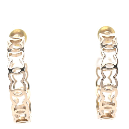 Chanel Metal CC Hoop Earrings Gold 1 of 4
