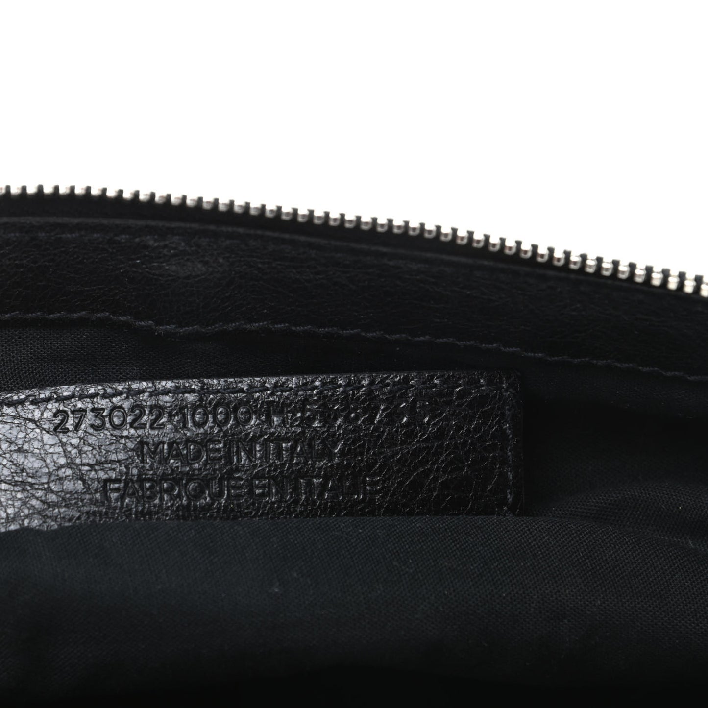 Agneau Arena Classic Hardware Medium Clip Black