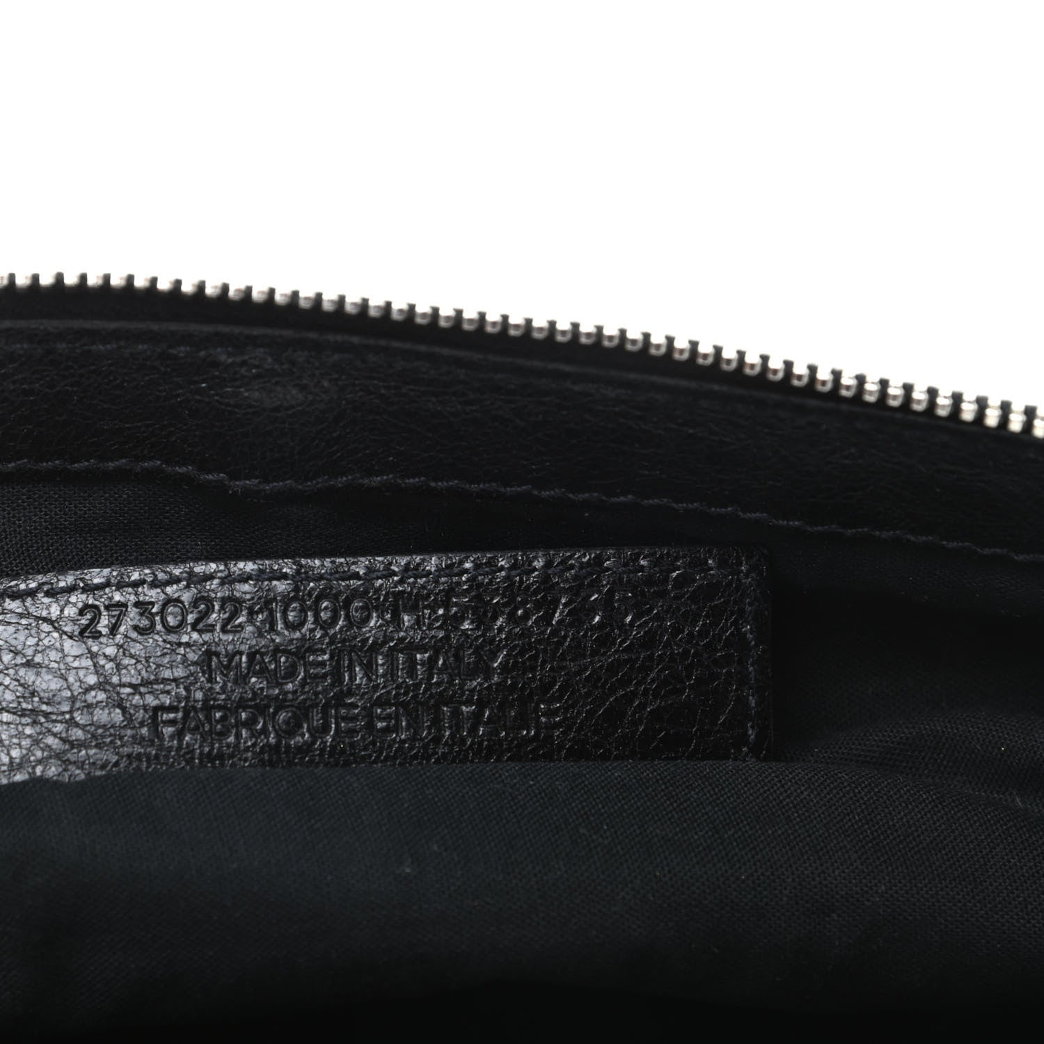 Balenciaga Agneau Arena Classic Hardware Medium Clip Black 7 of 7