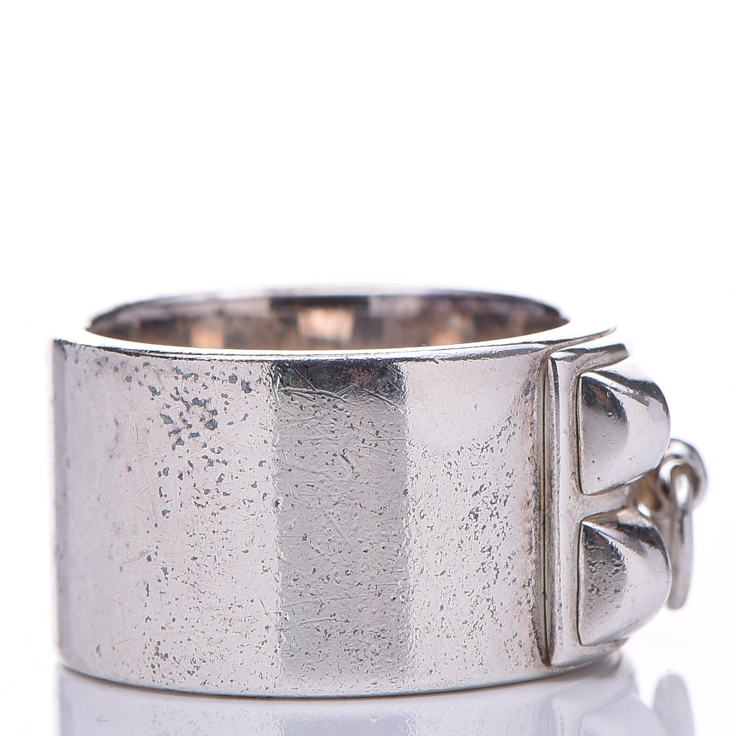 Sterling Silver Collier De Chien CDC Ring 51 5.75