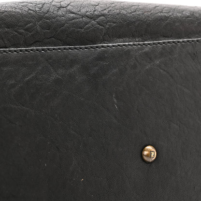 Fendi Nappa Patent B Buckle Tote Black 12 of 12