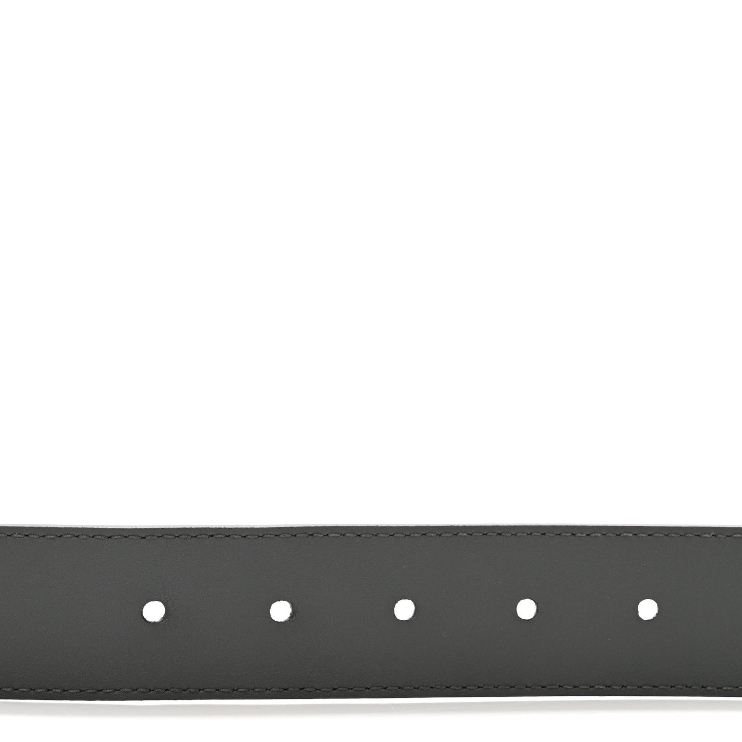 GG Supreme Monogram Plutone Calfskin 35mm Belt 90 36 Gray