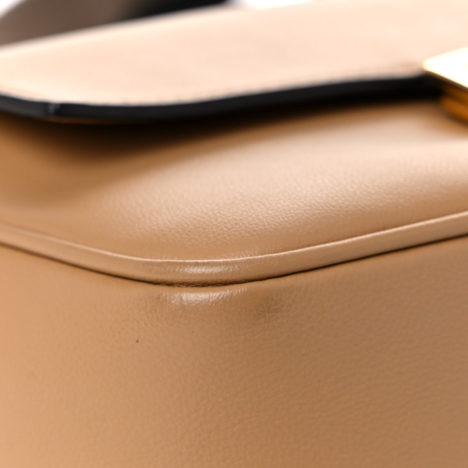 Fendi Vitello Grace Matte Mini Fendi Cam Miele Scuro 9 of 15