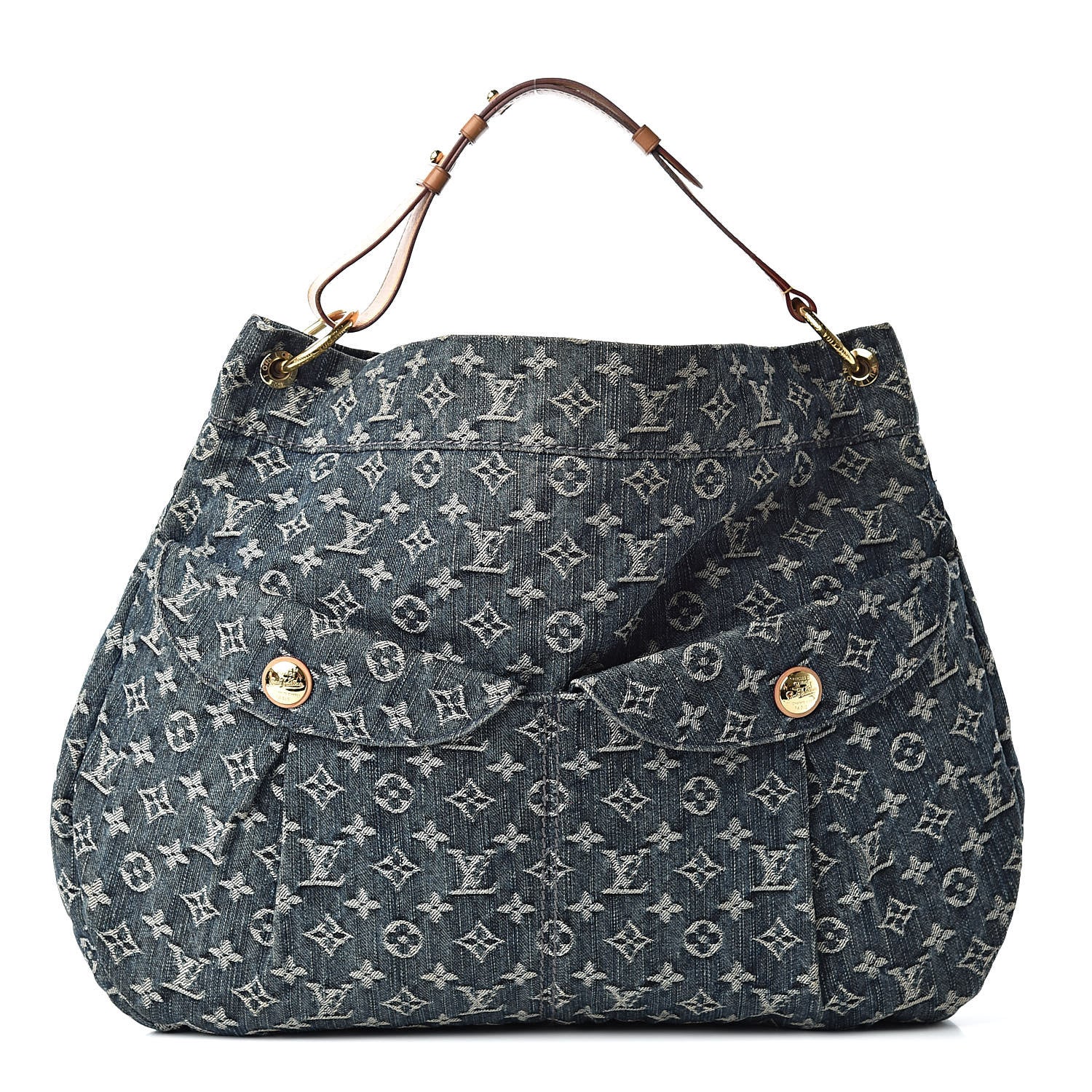 Louis Vuitton Denim Daily GM Gris Blue 1 of 12
