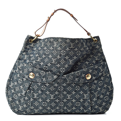 Louis Vuitton Denim Daily GM Gris Blue 1 of 12