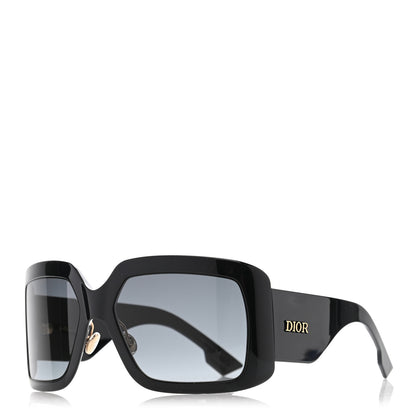 Christian Dior Acetate DiorSo Light 2 Shield Sunglasses Black 1 of 8