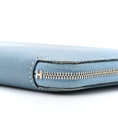 Hermes Epsom Azap Wallet Blue Jean 9 of 14