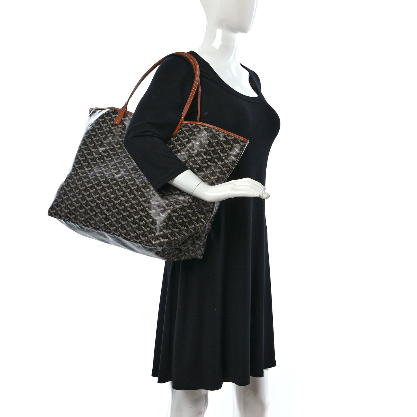 Goyardine Saint Louis GM Black Gold