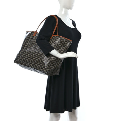 Goyard Goyardine Saint Louis GM Black Gold 2 of 9