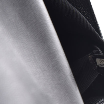 Chanel Caviar Quilted Medium Boy Flap Black 7 of 10