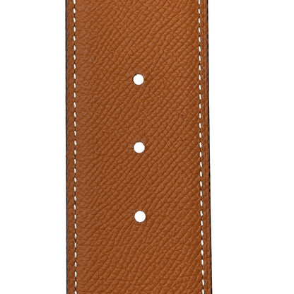 Hermes Swift Epsom 42mm Constance H 2 Belt 95/38 Black Gold 4 of 5