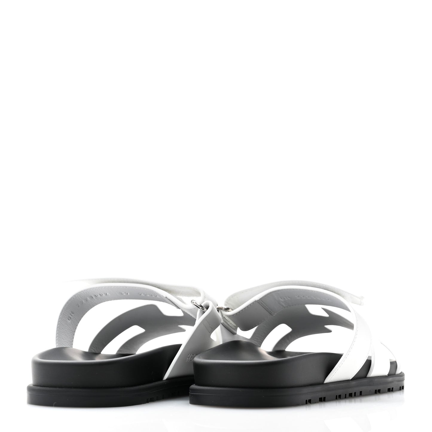 Calfskin Womens Chypre Sandals 37 White