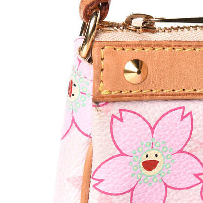 Louis Vuitton Monogram Cherry Blossom Pochette Accessories Pink 10 of 11
