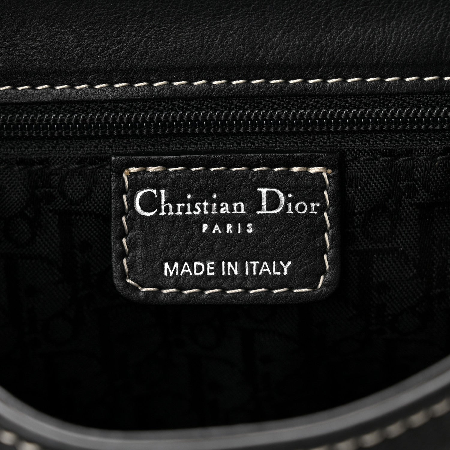 Christian Dior Calfskin Saint Germain Shoulder Bag Black 6 of 10