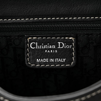 Christian Dior Calfskin Saint Germain Shoulder Bag Black 6 of 10