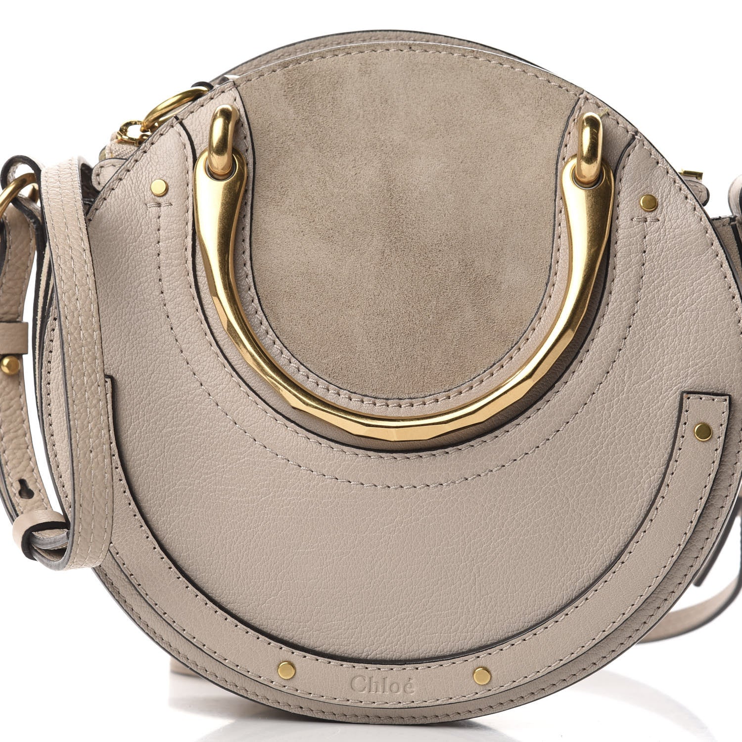 Chloe Calfskin Suede Small Pixie Bag Motty Grey 11 of 11