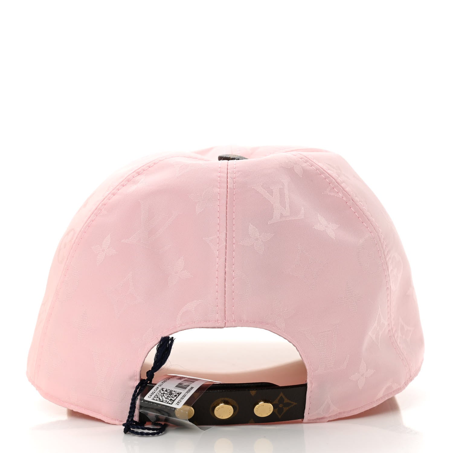 Louis Vuitton Polyester Silk Monogram LV Get Ready Cap M Pink 4 of 9