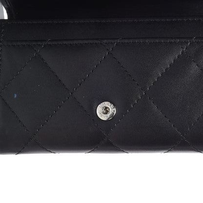 Chanel Calfskin Quilted Cambon Business Card Holder Black 13 of 15