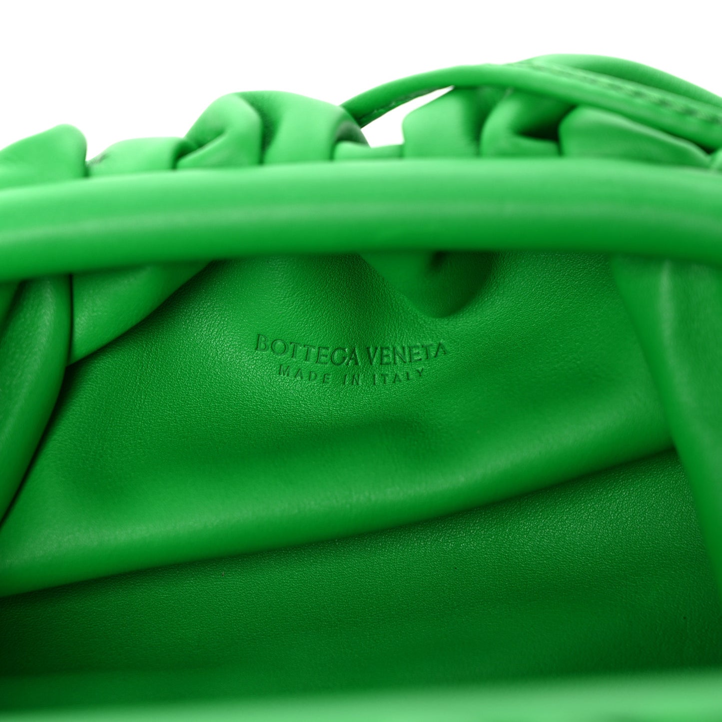 Butter Calfskin The Mini Pouch Parakeet