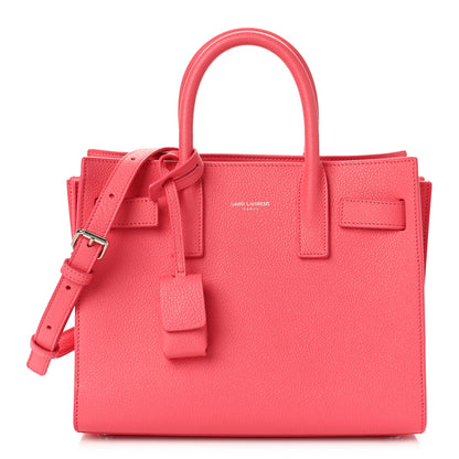 Saint Laurent Calfskin Nano Sac De Jour Rose Clair 1 of 8