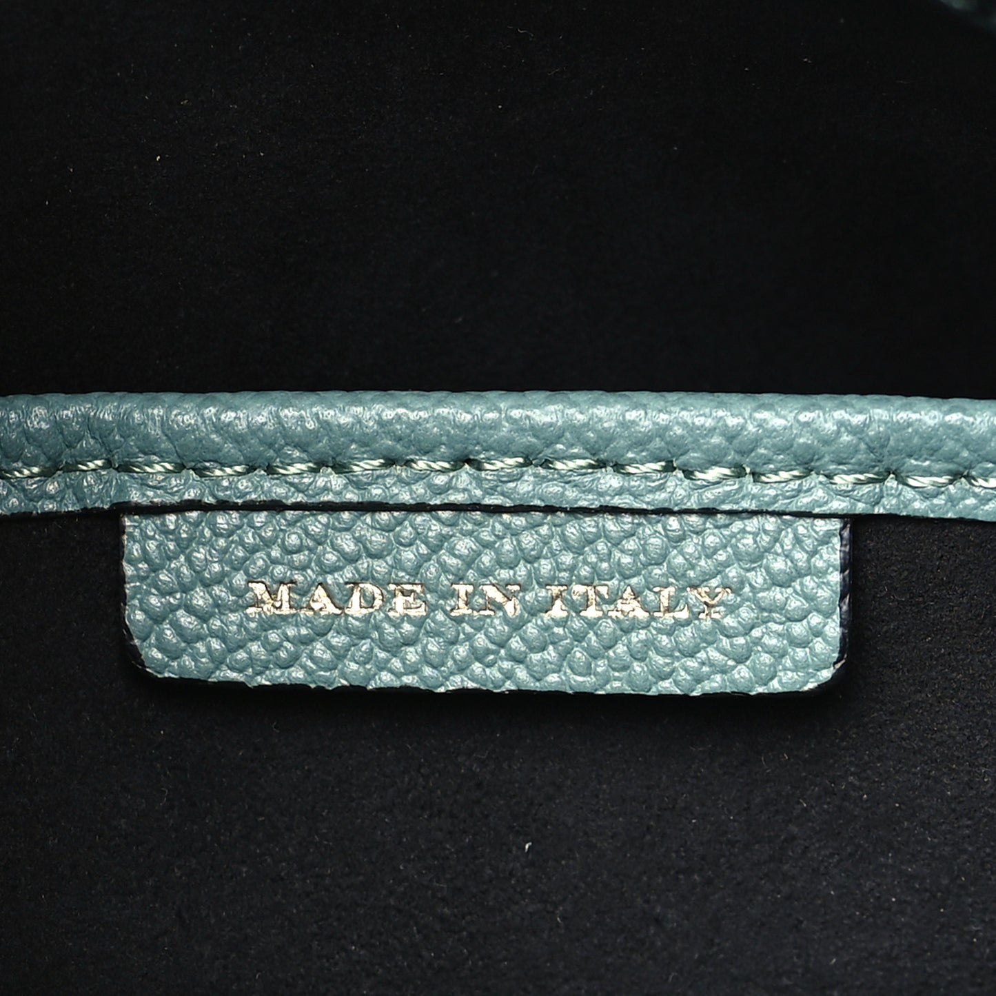 Soft Grain Calfskin Pony Hair Snakeskin Small Buckle Tote Blue