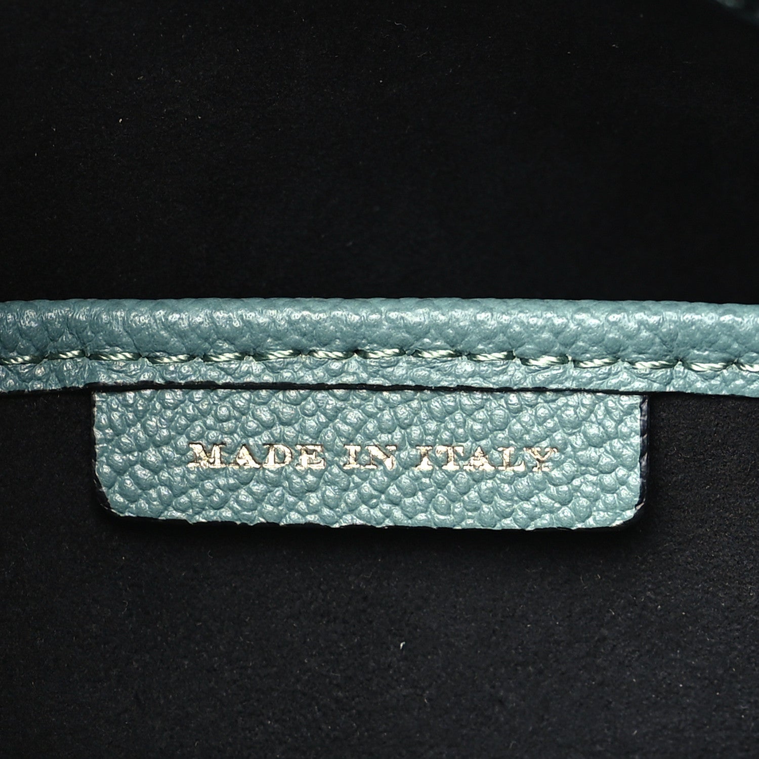 Burberry Soft Grain Calfskin Pony Hair Snakeskin Small Buckle Tote Blue 7 of 9