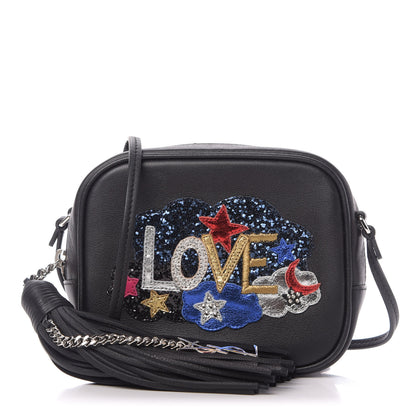 Saint Laurent Calfskin Love Patchwork Blogger Bag Black 1 of 9