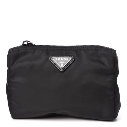 Prada Nylon Vela Cosmetic Pouch Black 1 of 12