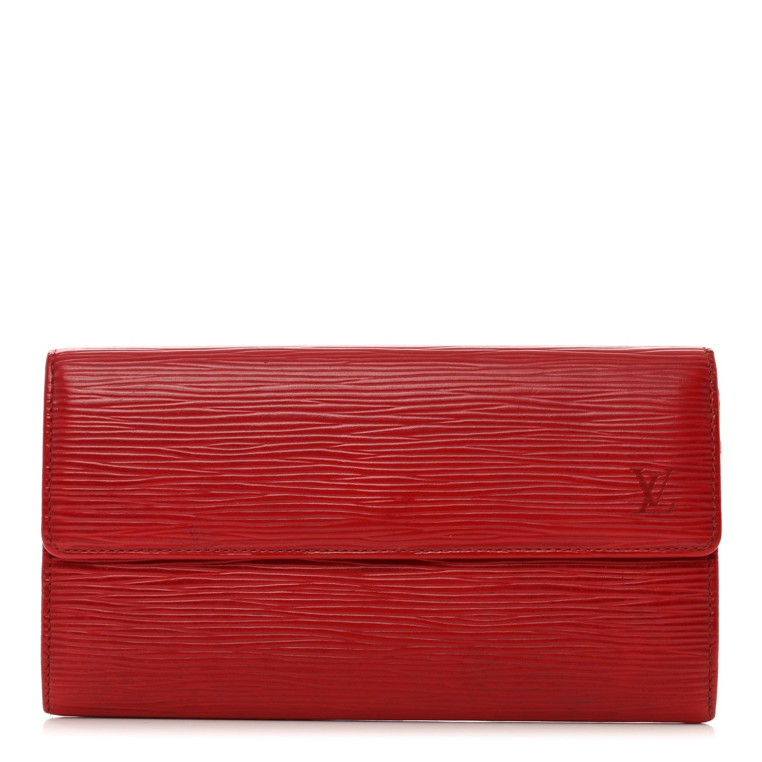 Louis Vuitton Epi Sarah Wallet Castillan Red 1 of 12