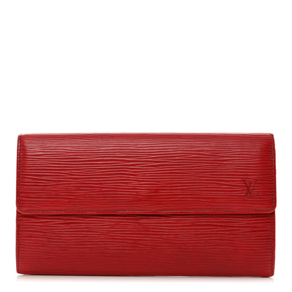 Louis Vuitton Epi Sarah Wallet Castillan Red 1 of 12