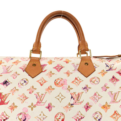 Louis Vuitton Watercolor Aquarelle Speedy 35 White 6 of 14