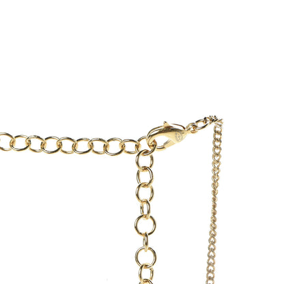 Chanel Crystal Pearl Perfume Bottle CC Necklace Gold 5 of 7
