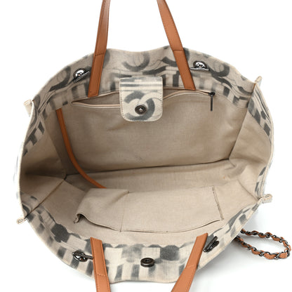 Chanel Canvas Large Iliad Shopping Tote Beige 5 of 10