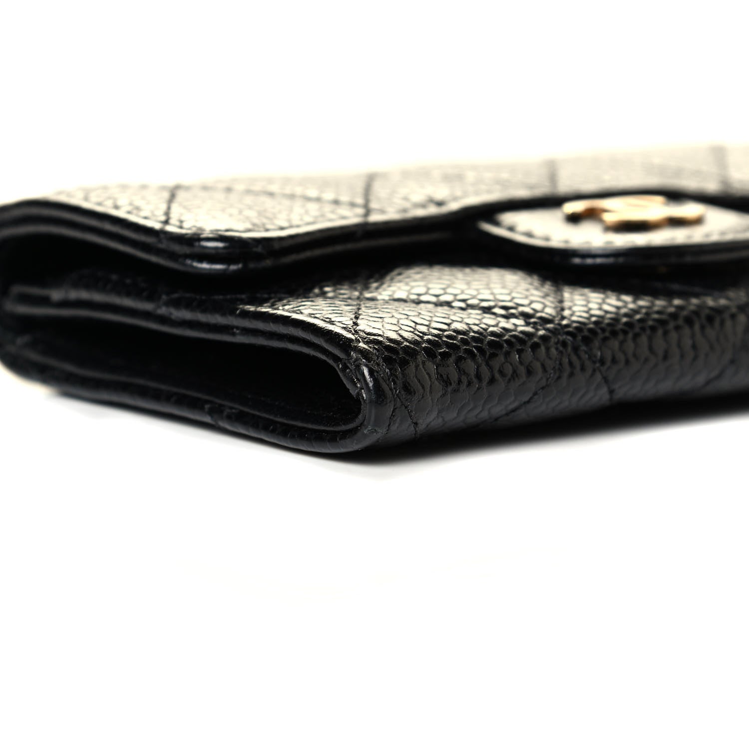 Chanel Caviar Quilted Flap Card Holder Black 5 of 6