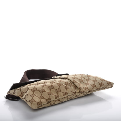 Gucci GG Monogram Double Pocket Belt Bag Dark Brown 4 of 7