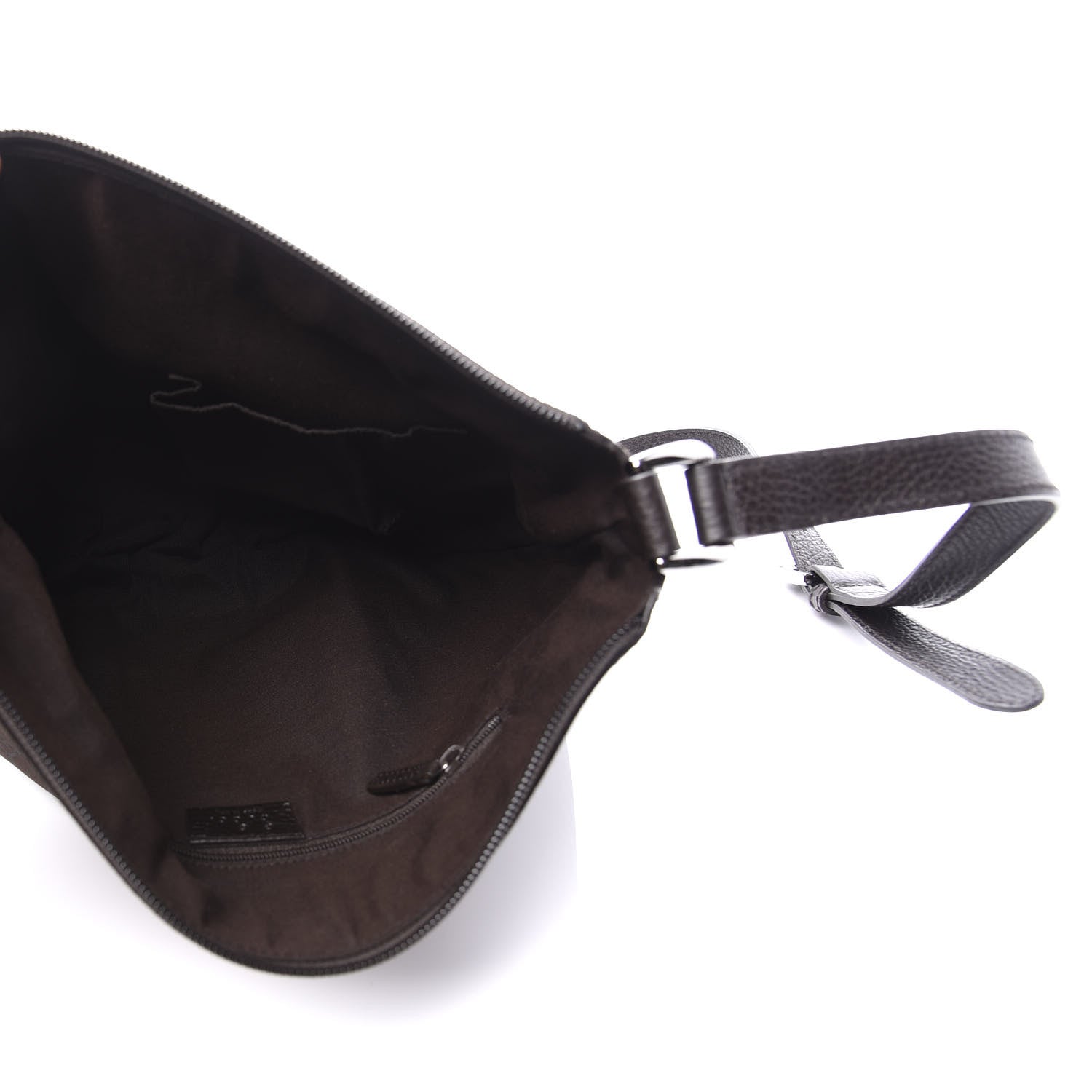 Gucci Nylon Monogram Small D Silver Ring Messenger Brown 4 of 10