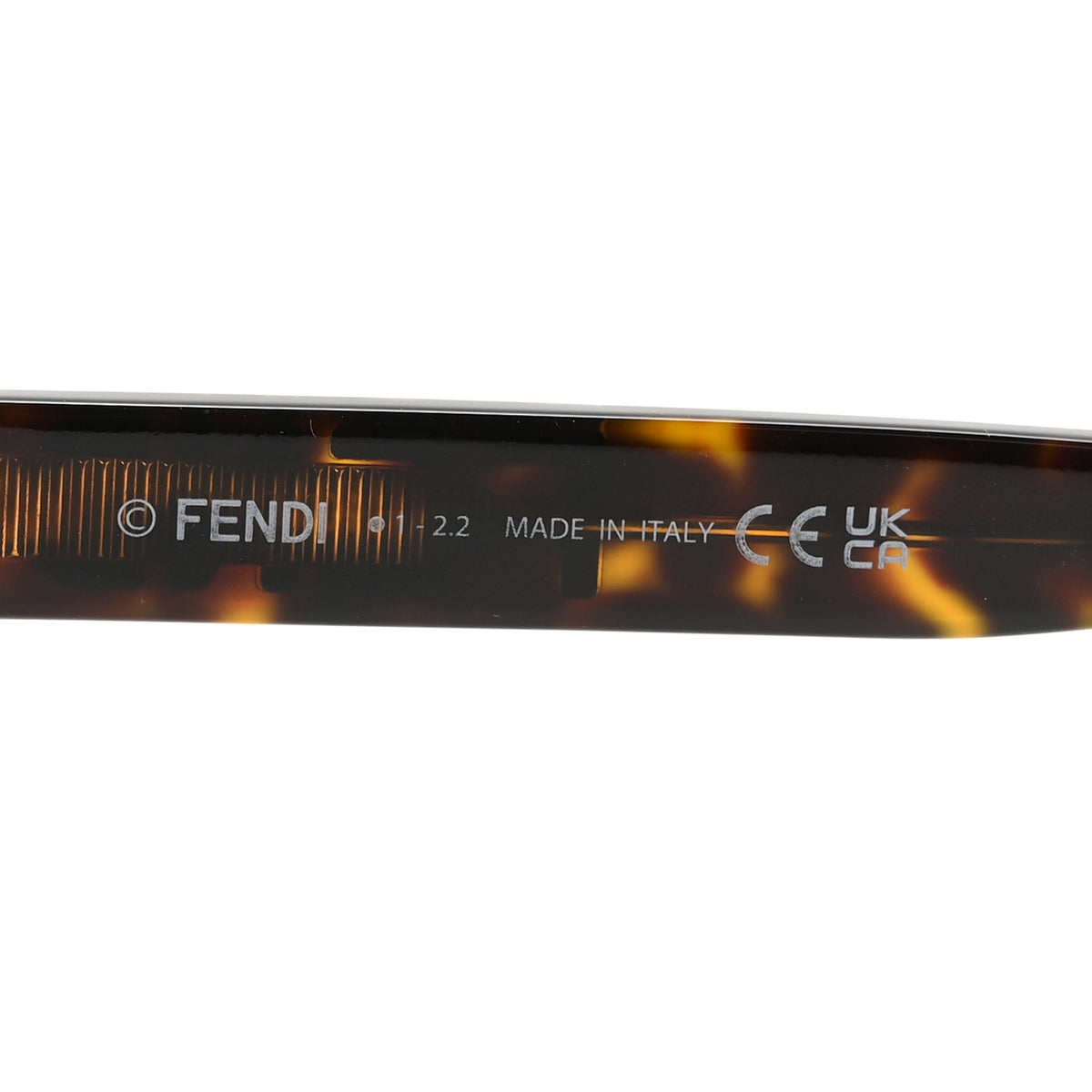 Fendi Acetate Square Sunglasses FE40007F Tortoise 7 of 8