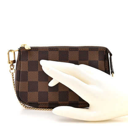 Louis Vuitton Damier Ebene Mini Pochette Accessories 2 of 10