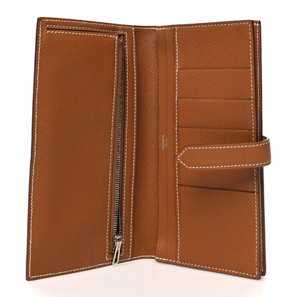 Hermes Epsom Bearn Gusset Wallet Gold 5 of 9