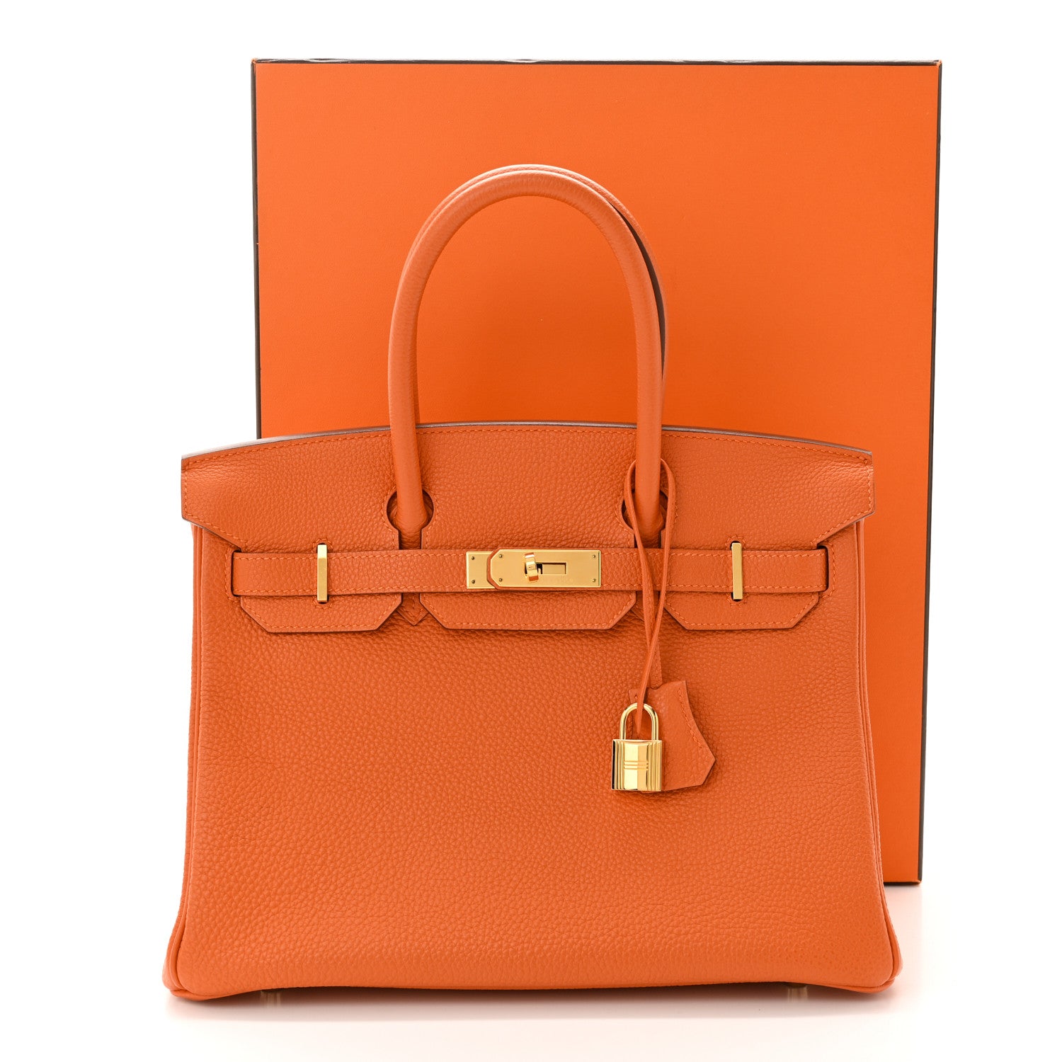 Hermes Togo Birkin 30 Orange 12 of 12