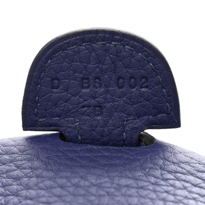 Hermes Taurillon Clemence Evelyne III PM Bleu Encre 7 of 11