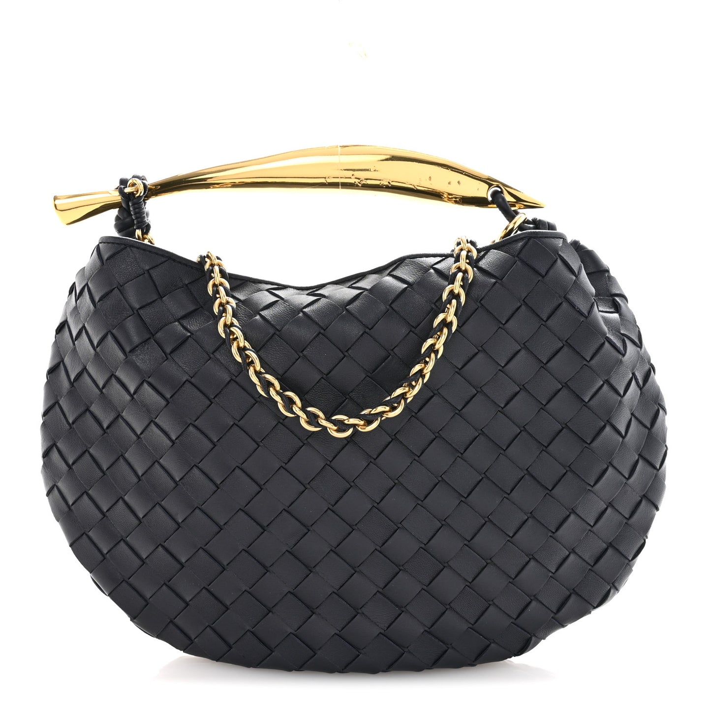 Nappa Intrecciato Sardine With Chain Bag Space