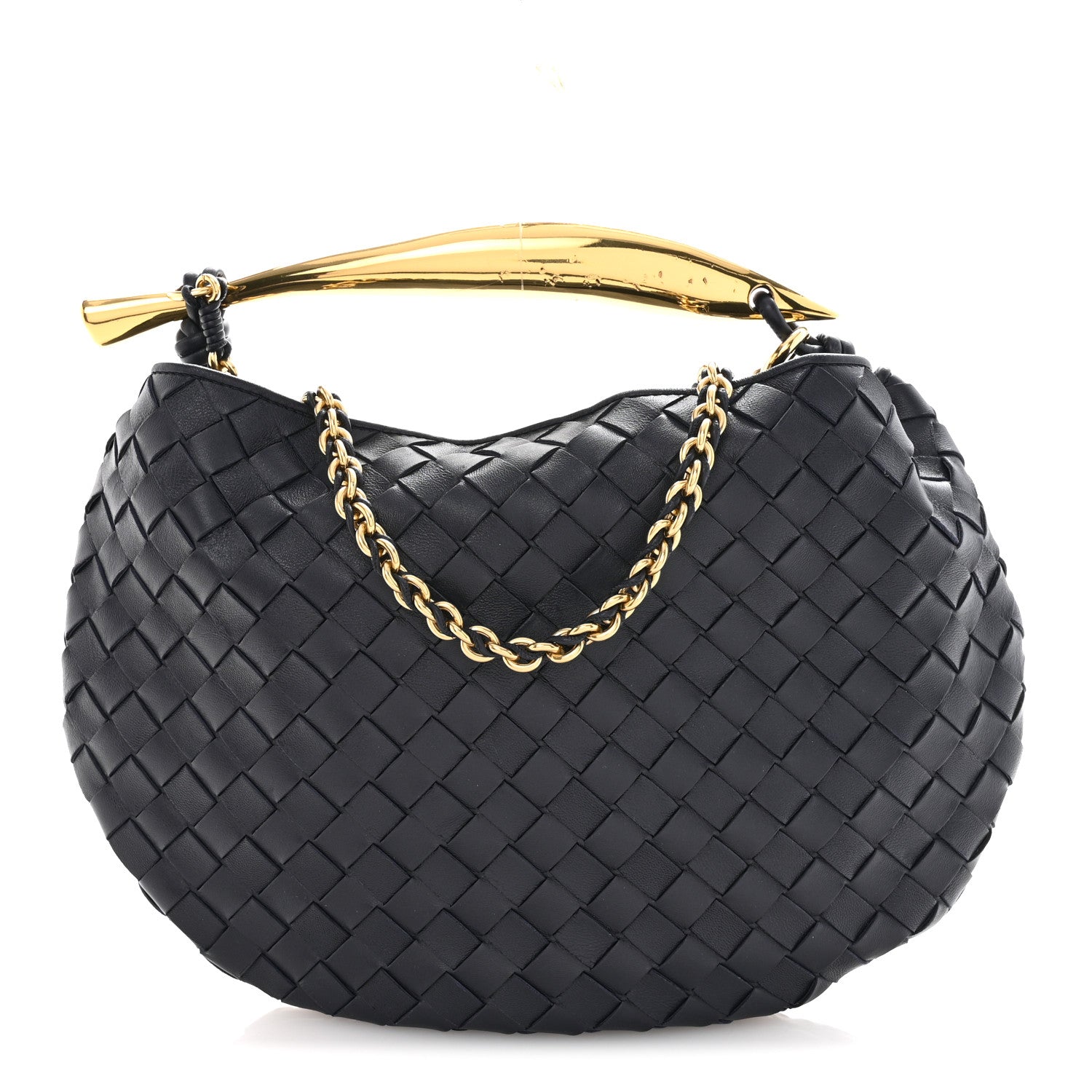 Bottega Veneta Nappa Intrecciato Sardine With Chain Bag Space 1 of 10