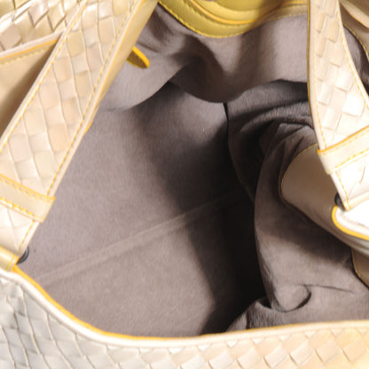 Bottega Veneta Nappa Intrecciato Nuance Bucket Ombre Tote Yellow 5 of 8