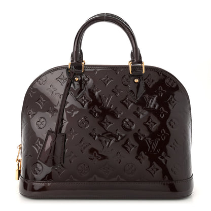 Louis Vuitton Vernis Alma MM Amarante 1 of 11