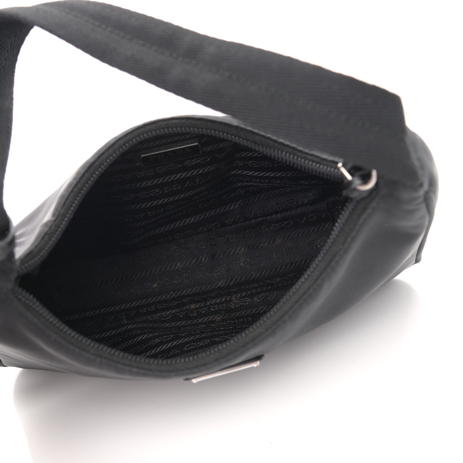 Prada Tessuto Nylon Mini Re-Edition 2000 Bag Black 5 of 12