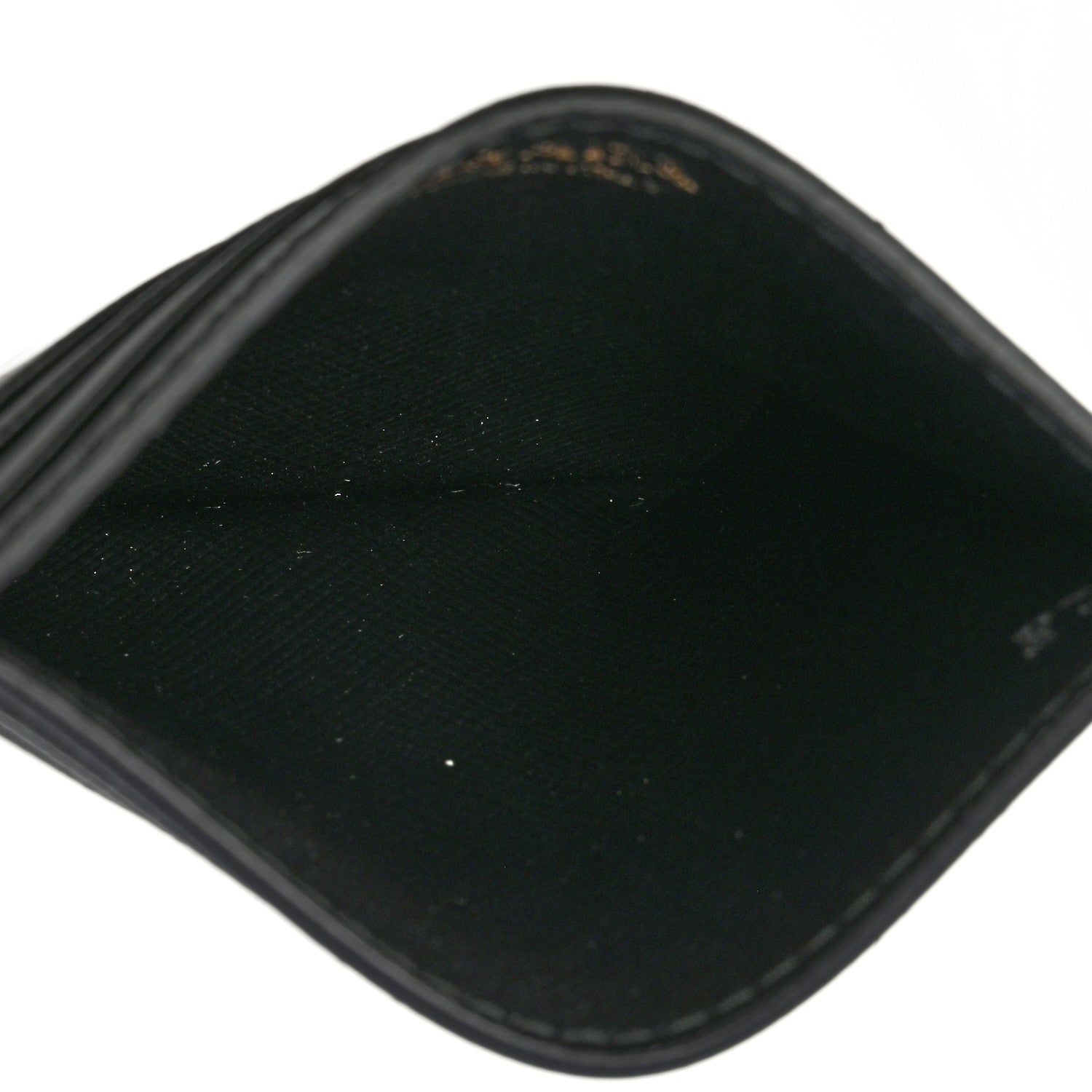 Prada Saffiano Triangle Card Case Black 5 of 7