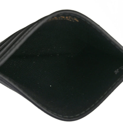 Prada Saffiano Triangle Card Case Black 5 of 7