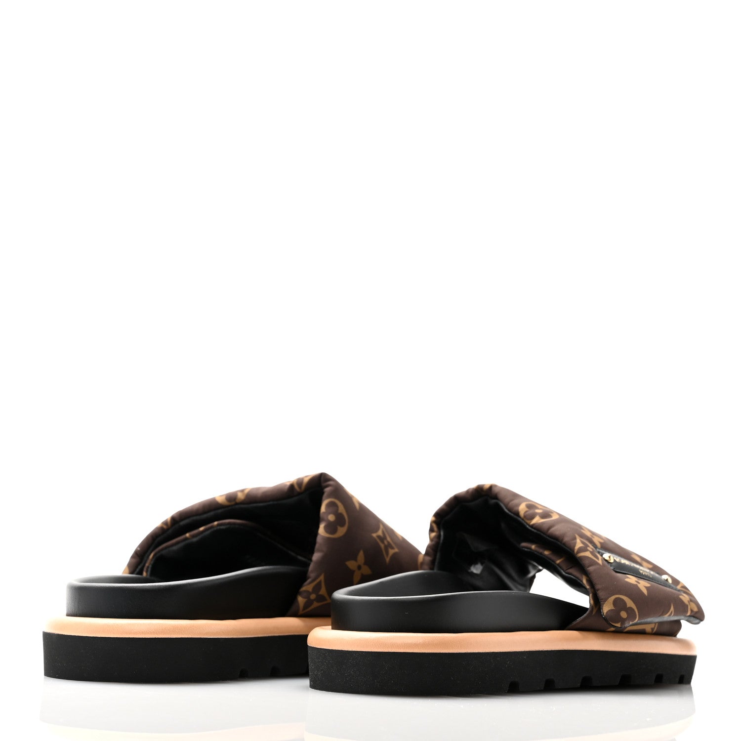 Louis Vuitton Nylon Monogram Pool Pillow Comfort Mule 36 Cacao Brown 4 of 8