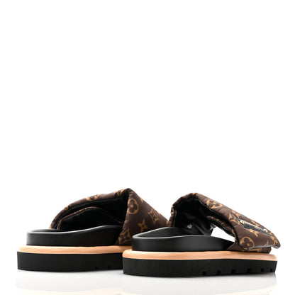 Louis Vuitton Nylon Monogram Pool Pillow Comfort Mule 36 Cacao Brown 4 of 8